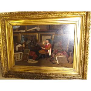 19th Century Painting By Giovanni Della Rocca